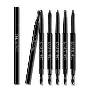 LAMUSELAND 5 Colors Long-lasting Double-headed Autorotation Eyebrow Pencil