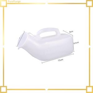 【Get the Perfect Fit】 PurePlunge Portable Men Mobile 1200ml Toilet Camp Pee Handle Urinal Storage Urinary Bottle