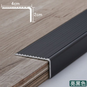 Aluminum Stair Bar L Type Step Cornerite   Right Angle Sticker  Strip Step Wrapping Blank Holding Groove
