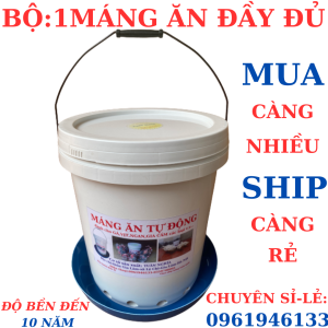 Máng ăn tự động cho Chim Bồ Câu siêu bền hiệu quả nhất(Combo bộ 1-5 máng)