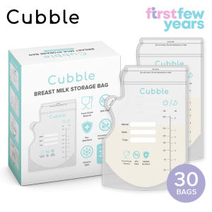 Cubble Breast Milk Storage Bags (250ml x 30 Bags) Disposable Milk Bags
