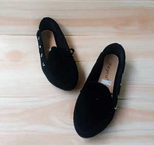 TERBARU FLATSHOES PITA MODEL LIDAH SOL KARET-SEPATU BALET WANITA KEKINIAN-SEPATU PEREMPUAN-SEPATU CEWEK-BALET MURAH