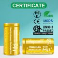 VAPCELL M11 V20 BATERAI 18350 1100mAh 10A HIGH DRAIN BATTERY SENTER LED MINI. 
