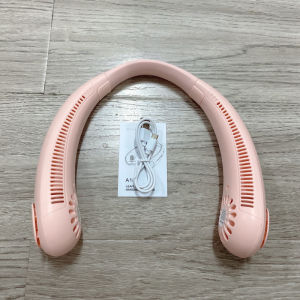สินค้าพร้อมส่ง พัดลมห้อยคอแบบไม่มีใบ พกพาสะดวก ชาร์จ USB กลางแจ้ง พกพาสะดวก