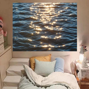 Ready stock sa local warehouseMountain and Wild Background Cloth Outside the Window ins Landscape Bedroom Bedside Hanging Cloth Simulation Rental Room Dormitory Decorative Wall Cloth Tapestry