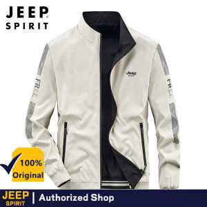 Jeep tinh thần Áo khoác bomber nam giản dị Áo Gió Áo khoác nam