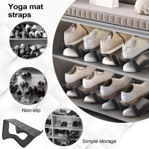 MINIAT Double layer Shoes Rack Space Saving Orderly Organization Shoes Organizer Gifts Shoes Wardrobe