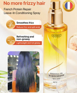 ✨SmoothCare Hair Oil Leave-In Spray/Repair Treatment for Damaged Hair/Frizz Control/Argan Oil Nourishing Essence/Salon Home Use【Protein Repair Leave-in Hair Spray】