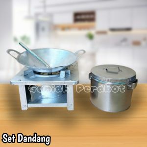 Paket Mainan Masak Masakan Mini Sederhana Kompor Spiritus 14cm Murah