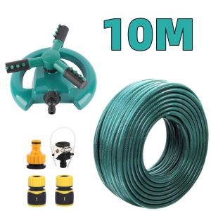 Garden Sprinkler Automatic Water 360 Degree 3 Arm Rotating For Yard Garden Irrigation Supplies Hose10-50M