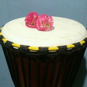 Kendang Djembe Gendang Jimbe Uk. Besar Tinggi 50 cm Kwalitas Super