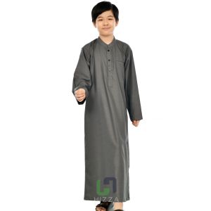 Jubah Anak Laki-Laki Remaja Lengan Panjang Polos 14-15 Tahun Toyobo Fodu