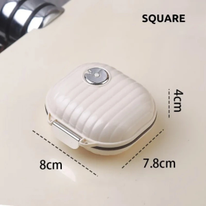 Travel 7-Day Portable Pill Storage Box Pocket Size Medicine Container Moisture Proof