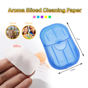 【24 hours ship】20pcs Soap Paper Anti Virus Disposable Hand Washing Tablets Portable Travel Mini Paper Soap Kertas Sabun Melancong 一次性洗手液