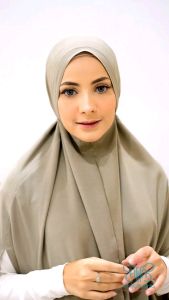 AFNA Khimar HENNA - Jilbab Hijab Khimar Kerudung Syari  instant Non Pet Handsplit