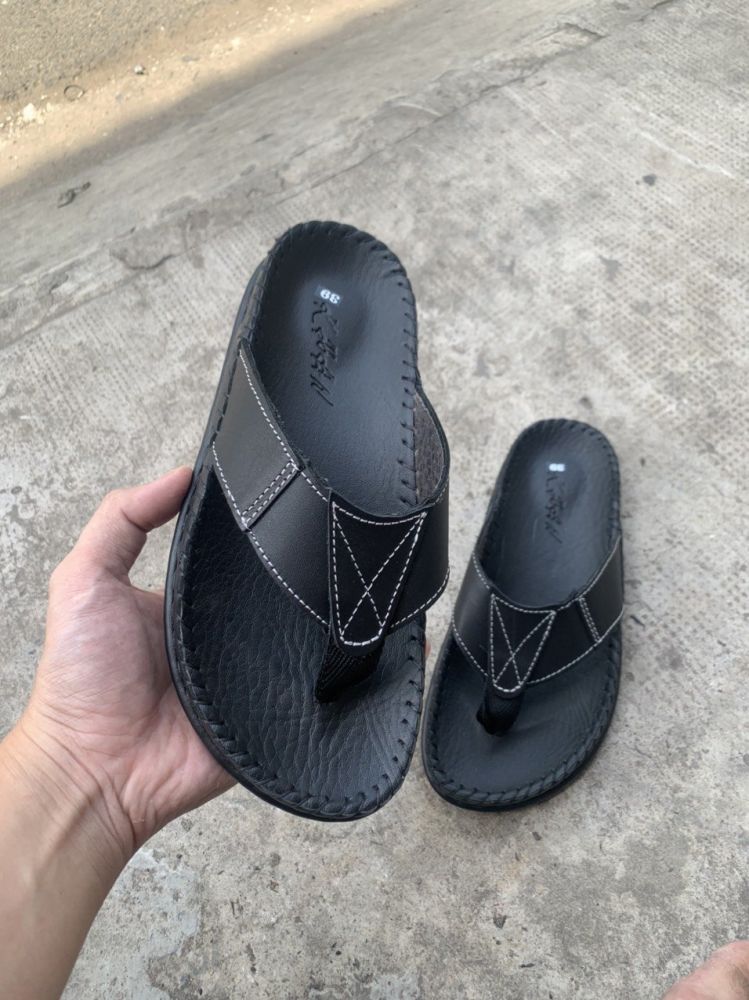 Fingerprint Male Cow High End Straight Turn Leather , 2 Layers Sewing Base Extremely Durable. 