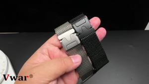 Titanium Band for Watch Ultra 3/2 49mm IWatch Series 11 10 9 8 7 6 Natural Titanium Milanese Loop Strap Parachute Buckle