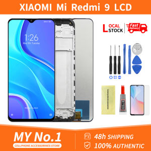 LCD with Frame For REDMI 9 / REDMI 9A/9C/10A LCD Display Screen + Touch Screen Digitizer Assembly Replacement Part