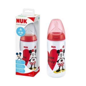 NUK Premium Choice+ Disney Minnie Mouse Red Bottle 300ml