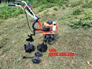 Máy  xới đất  Booyoung 4T  xới xạc cỏ đa năng