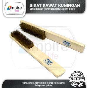 Sikat Kawat Kuningan Gagang Kayu