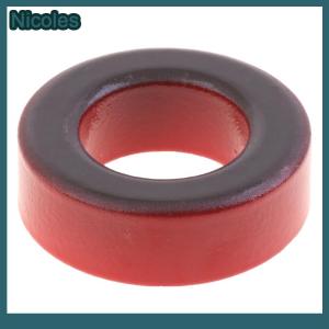 [Nicoles] T130-2เหล็กเฟอร์ไรต์ทอรอยด์แกน33x20x11มม. สำหรับตัวเหนี่ยวนำแกนผงเหล็กสีแดงแหวนซึมผ่านต่ำ