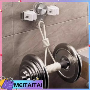 Hisap Dengan Gantungan Sapu Pel Klip  / Penjepit Klip Holder Tempel Dinding/Broom And Mop Hanger