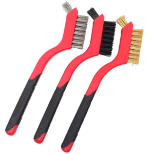 Car Stainless Steel Brush Brass Rust Remover Brush Cleaning Polishing Metal Wire Burring Automotive Cleaning Tools