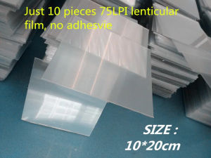 75LPI Blank Lenticular Film Sheets 0.45mm Thickness For 3D photo Making