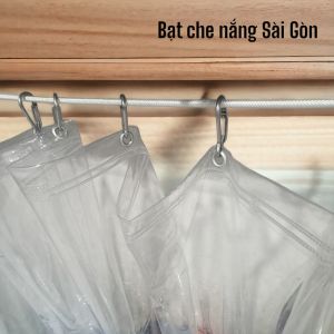 Rèm nhựa PVC trong suốt / Rèm kéo PVC trong suốt / Màn nhựa PVC trong suốt dày 0.4mm