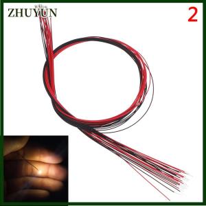 ZHUYUN 10pcs 20cm t0603wm hàn Micro Litz có dây dẫn ấm trắng SMD Led 0603