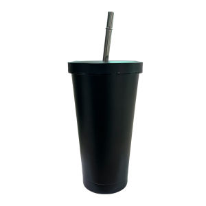 แก้วสแตนเลส วัสดุสแตนเลสแท้ 304   สามารถเก็บความเย็นและร้อนได้  ขนาด 500ML /16 Oz พร้อมที่ล้างหลอดแถม กล่องขาว ไม่มีโลโก้