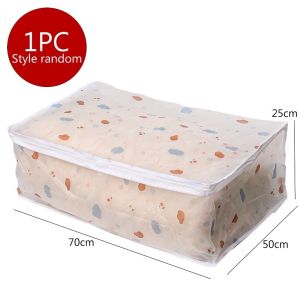 Anglebabylife กระเป๋าเก็บของใช้ในครัวเรือนกระเป๋าจัดระเบียบเสื้อผ้าถุงหูรูดการตกแต่งผ้านวมกระเป๋าซักได้กล่องใส่ผ้าห่ม