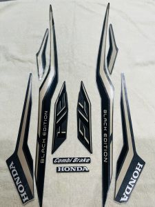 Bộ tem decal dán xe máy Honda Air Blade 125i đời 2021 limited edition màu đen zin thái siêu đẹp