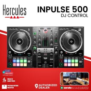Hercules DJControl Inpulse 500 | All-In-One DJ controller with Beatmatch Guide Full DJ Software DJUCED & Serato DJ Lite Included Other DJ Software Compatible