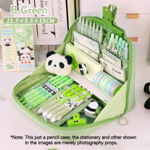 EmmAmy® Large Capacity Pencil Bag Stationery Storage Organiser Pen Case Childrens Day Gifts Cloth Pencil Case