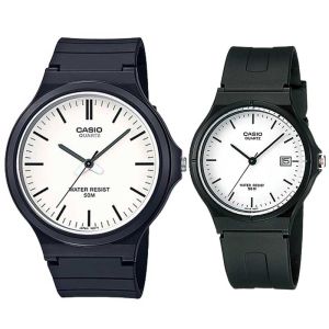 JAM TANGAN COUPLE ORIGINAL CASIO MW 240 7E WITH CASIO MW 59 7E STANDARD - Hitam - Resin - Jamdunia / Jam dunia JD18 + JAM COUPLE ORIGINAL CASIO MW-240-7E WITH CASIO MW-59-7E JAM TANGAN PASANGAN CASIO ORIGINAL