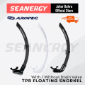 Aropec Soft Tube Floating Snorkel for Freedive Free Dive Free Diving Scuba Diving Snorkeling Seanergy Scuba. 