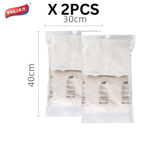 Vacuum Compression Bag For Travel No Pump Needed Zipper Cloths Travel bag
