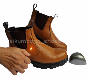 Sepatu Safety Semi Boots Pria Kulit Sapi Asli Sepatu Septy Savety Septi Shoes