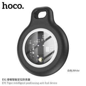 HOCO E91 Smart Tag เครื่องติดตาม GPS บลูทูธ ค้นหาตําแหน่งกุญแจ สัตว์เลี้ยง สําหรับกุญแจ กระเป๋า กันน้ํา เข้ากันได้กับ iOS เท่านั้น