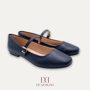 DEAR BLISS Maya Marine Mary Jane Ballet Flats