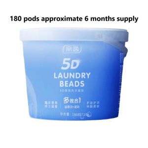 Qin Yi / 亲逸 - 5D laundry beads - 180 pods approximate 6 months supply