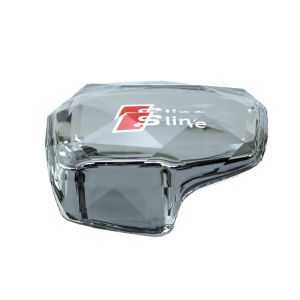 Audi RHD S-Line Crystal Shift Knob Top Cover for A4/A5/A6/Q5 - Elegant Car Interior Enhancement