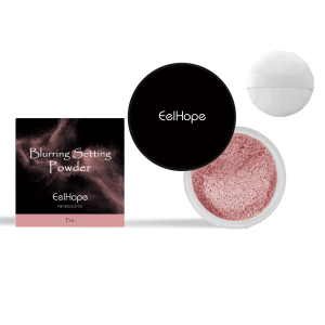 Bột Phấn Setting Powder với Brush Kiểm Soát Dầu Kiểm Soát Nước Dài Cảm Toàn Diện Rạng Rỡ Làn Da Chuyên Nghiệp Mỹ Phẩm Bột Nén