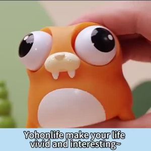 Squishy Toys Pop‑Eye Sea Lion Cute Marine Sea Lion Plastic Fidget Stress Relief Pocket Interactive Gift for girls