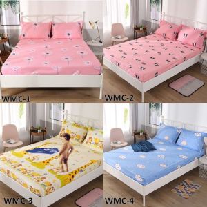 NEW Fitted Bedsheet Waterproof Single Queen King Size Cadar Waterproof/Cadar Kalis Air