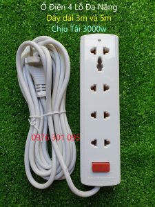 Ổ Cắm Điện Đa Năng 4 Lỗ