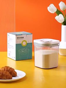 Baby Food Storage Container Powder with Scraper Air Tight Milk Powder Container- Rectangle Scraper