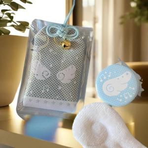 LYM Lucky Charm Pendant Musical Notes Wings Luck Keychain Blessings Embroidery Keyring Bag Hanging Decoration Student Gifts